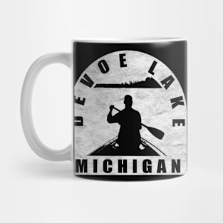 Devoe Lake Canoeing Michigan Mug